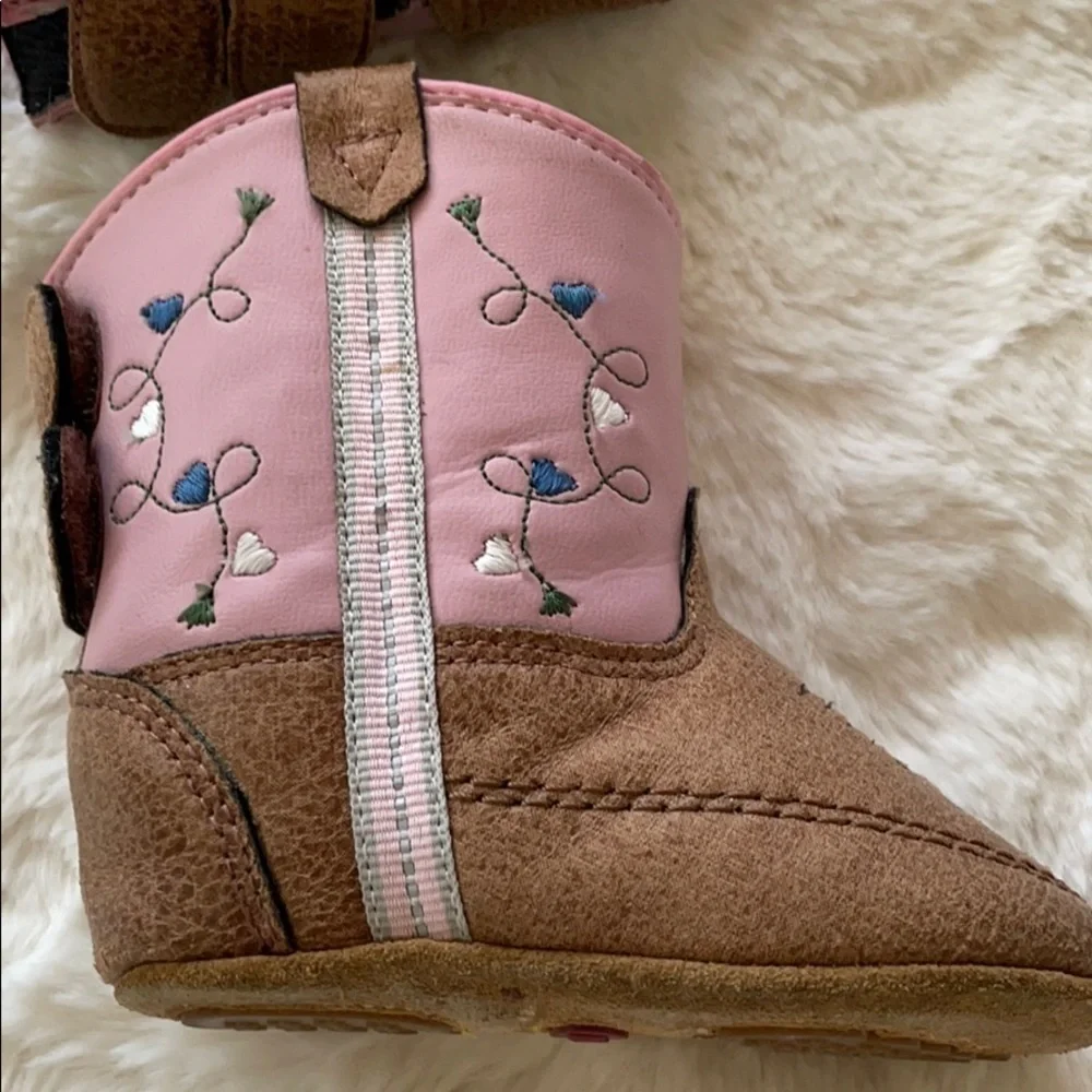 🎀OLD West🎀Toddler boots size (3)